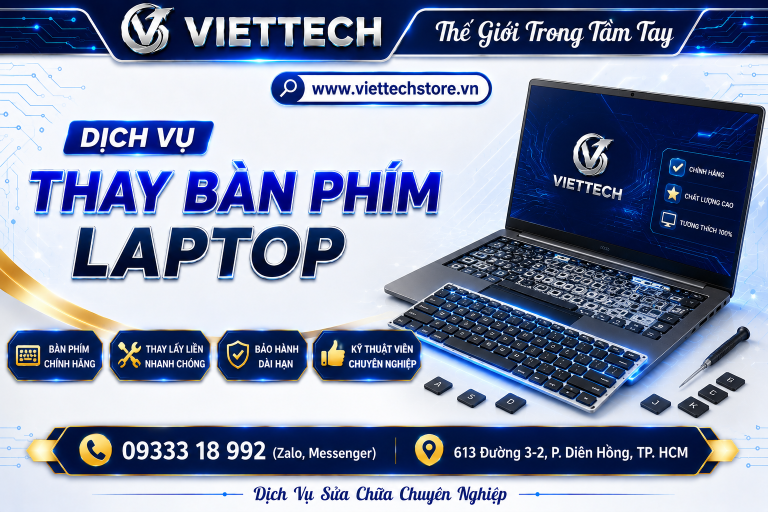 Dịch vụ thay bàn phím laptop